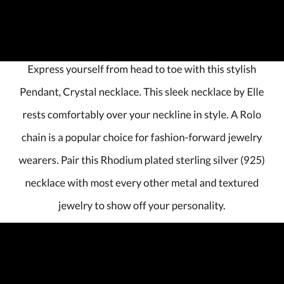 Elle Tuxedo Necklace - Picture 9 of 9